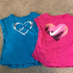 Toddler girls Nike shirts